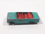 Vintage Lesney No. 56 Fiat 1500 Teal Die Cast Toy Car Vehicle Made in England