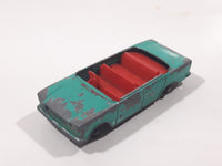 Vintage Lesney No. 56 Fiat 1500 Teal Die Cast Toy Car Vehicle Made in England