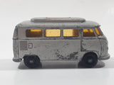 Vintage Lesney Matchbox Series No. 34 Volkswagen Camper Van Grey Die Cast Toy Car Vehicle