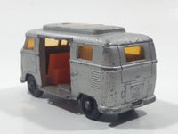 Vintage Lesney Matchbox Series No. 34 Volkswagen Camper Van Grey Die Cast Toy Car Vehicle