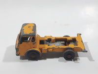 Vintage Lesney Matchbox Series No. 37 Cattle Truck Yellow Die Cast Toy Car Vehicle