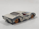 Vintage 1965 Lesney Matchbox Series No. 41 Ford G.T. White Die Cast Toy Race Car Vehicle