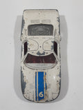 Vintage 1965 Lesney Matchbox Series No. 41 Ford G.T. White Die Cast Toy Race Car Vehicle