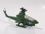 Mighty Wings 4402 Huey Cobra Helicopter United States Army Green Die Cast Toy Aircraft Made in Hong Kong