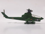 Mighty Wings 4402 Huey Cobra Helicopter United States Army Green Die Cast Toy Aircraft Made in Hong Kong