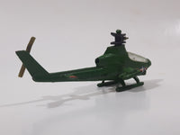 Mighty Wings 4402 Huey Cobra Helicopter United States Army Green Die Cast Toy Aircraft Made in Hong Kong