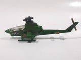 Mighty Wings 4402 Huey Cobra Helicopter United States Army Green Die Cast Toy Aircraft Made in Hong Kong