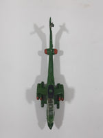 Mighty Wings 4402 Huey Cobra Helicopter United States Army Green Die Cast Toy Aircraft Made in Hong Kong