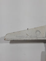 No. 4504 Caravelle SE-210 Alitalia White Die Cast Toy Airplane Missing Parts