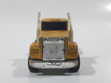 Majorette No. 297 Mack Dump Truck Yellow 1/100 Scale Die Cast Toy Car Vehicle