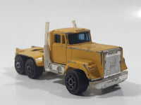 Majorette No. 297 Mack Dump Truck Yellow 1/100 Scale Die Cast Toy Car Vehicle