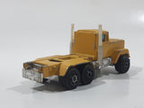 Majorette No. 297 Mack Dump Truck Yellow 1/100 Scale Die Cast Toy Car Vehicle