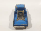 Vintage Husky Ford F350 Tow Truck Blue Die Cast Toy Car Vehicle Made in Gt. Britain