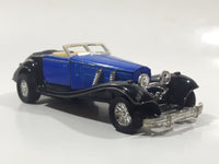 Sunnyside Superior SS-302-4 1936 Mercedes 500K Convertible 1/38 Scale Blue Die Cast Toy Car Vehicle