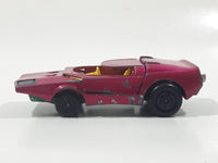 Vintage 1973 Lesney Matchbox Rolamatics No. 39 Clipper Magenta Dark Pink Die Cast Toy Car Vehicle