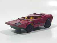 Vintage 1973 Lesney Matchbox Rolamatics No. 39 Clipper Magenta Dark Pink Die Cast Toy Car Vehicle