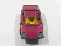 Vintage 1973 Lesney Matchbox Rolamatics No. 39 Clipper Magenta Dark Pink Die Cast Toy Car Vehicle