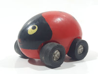 Vintage Tonka Lady Bug Red Plastic Die Cast Toy Car Vehicle Made in Hong Kong