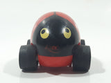 Vintage Tonka Lady Bug Red Plastic Die Cast Toy Car Vehicle Made in Hong Kong