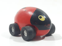 Vintage Tonka Lady Bug Red Plastic Die Cast Toy Car Vehicle Made in Hong Kong