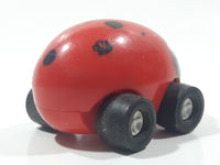 Vintage Tonka Lady Bug Red Plastic Die Cast Toy Car Vehicle Made in Hong Kong