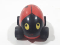 Vintage Tonka Lady Bug Red Plastic Die Cast Toy Car Vehicle Made in Hong Kong