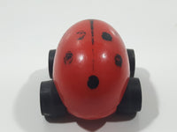 Vintage Tonka Lady Bug Red Plastic Die Cast Toy Car Vehicle Made in Hong Kong