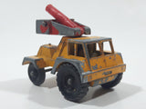 Vintage Lesney Matchbox Series No. 11 Taylor Jumbo Crane Yellow Die Cast Toy Car Vehicle