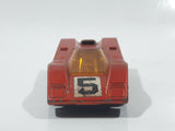 Vintage 1972 Lesney Matchbox Superfast No. 7 Hairy Hustler Amber Orange Die Cast Toy Car Vehicle