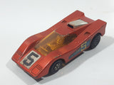 Vintage 1972 Lesney Matchbox Superfast No. 7 Hairy Hustler Amber Orange Die Cast Toy Car Vehicle