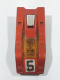 Vintage 1972 Lesney Matchbox Superfast No. 7 Hairy Hustler Amber Orange Die Cast Toy Car Vehicle