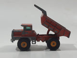 Vintage 1968 Lesney Matchbox Series No. 28 Mack Dump Truck Orange Die Cast Toy Car Vehicle