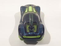 2014 Hot Wheels HW Race: Thrill Racers HW-40 Blue Die Cast Toy Car Vehicle