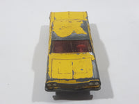 Vintage 1965 Lesney Matchbox Series No. 20 Chevrolet Impala Taxi Cab Yellow Die Cast Toy Car Vehicle