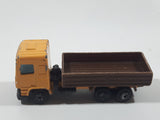 Yatming No. 2300 DAF 95 Truck Yellow and Brown Die Cast Toy Car Vehicle