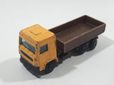 Yatming No. 2300 DAF 95 Truck Yellow and Brown Die Cast Toy Car Vehicle