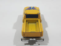 Vintage Soma Super Wheels 1973-80 Chevy Stepside Pickup Truck Yellow Die Cast Toy Car Vehicle Made in Hong Kong