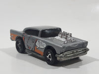 1998 Hot Wheels Artistic License '57 Chevy Grey Die Cast Toy Muscle Car Vehicle