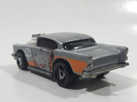 1998 Hot Wheels Artistic License '57 Chevy Grey Die Cast Toy Muscle Car Vehicle