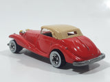 Vintage 1983 Hot Wheels Mercedes 540K Red Die Cast Toy Classic Car Vehicle