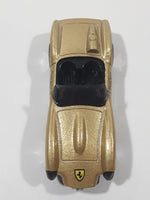 1998 Hot Wheels Ferrari 250 Metallic Gold Die Cast Toy Car Vehicle