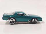 1998 Hot Wheels Camaro Z28 Metalflake Aqua Green Die Cast Toy Car Vehicle