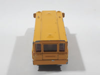 2001 Matchbox City Dudes School Bus "Burton Hill Elementary" Buffalos Yellow Die Cast Toy Car Vehicle with Opening Door