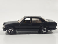 1990 Hot Wheels Park 'n Plates Mercedes 380 SEL Black Die Cast Toy Luxury Car Vehicle