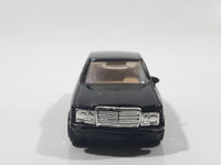 1990 Hot Wheels Park 'n Plates Mercedes 380 SEL Black Die Cast Toy Luxury Car Vehicle