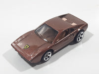 1998 Hot Wheels Racebait 308 Ferrari Metalflake Brown Die Cast Toy Car Vehicle