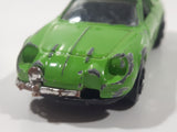 Rare Vintage PlayArt Renault a110 Green Die Cast Toy Car Vehicle with Opening Doors