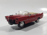 2000 New Ray 1955 Cadillac Eldorado Convertible Red Toy Car Vehicle