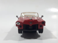 2000 New Ray 1955 Cadillac Eldorado Convertible Red Toy Car Vehicle