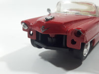 2000 New Ray 1955 Cadillac Eldorado Convertible Red Toy Car Vehicle